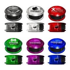 Round Pencil Sharpener With Slide Cover