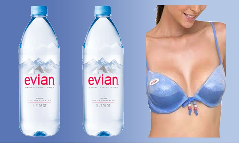 Evian Water Bra