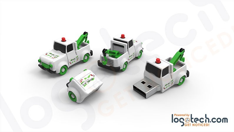 Custom Tow Truck USB Flash Drive