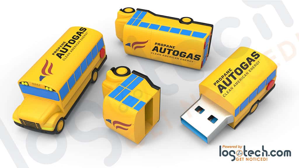 Propane Bus USB Flash Drive