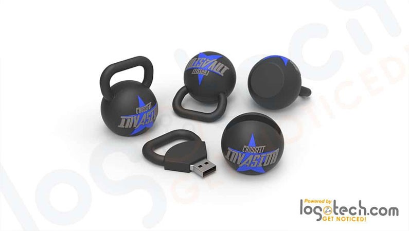 Custom Kettlebell USB Flash Drive