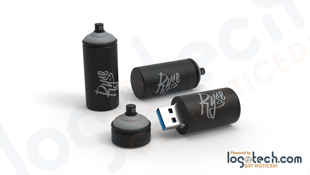 Spray Paint USB Flash Drive