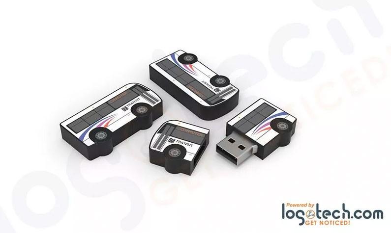 Custom Bus USB Flash Drive