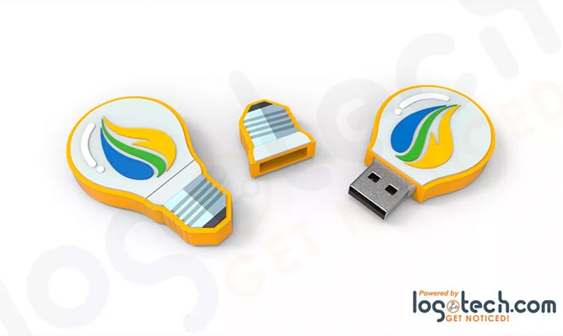 Custom Light Bulb USB Flash Drive