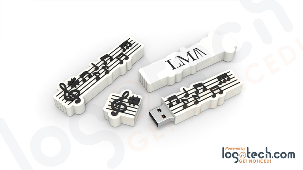 Music Staff USB Flash Drive